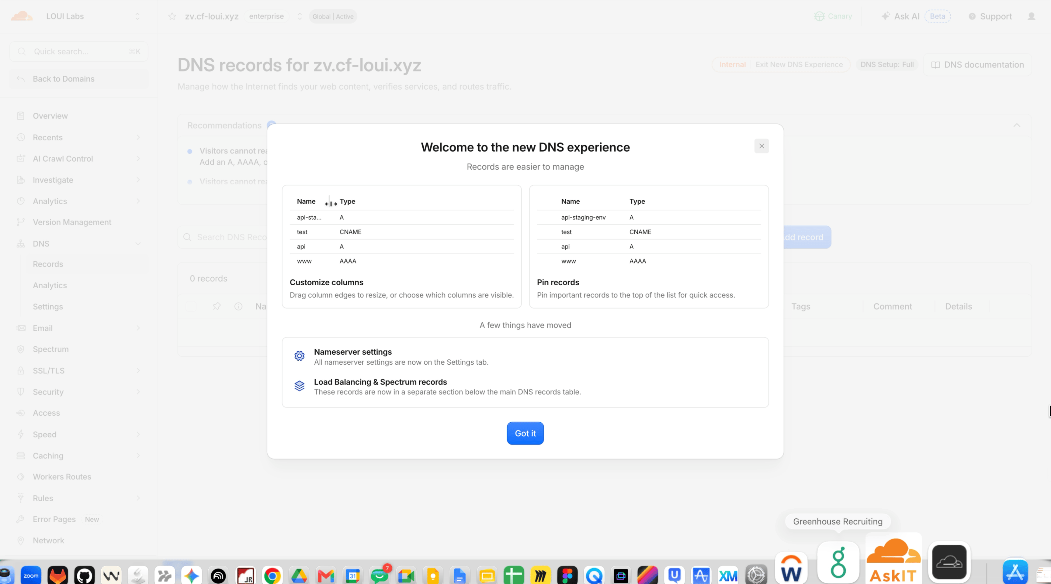Design intent for enhanced feature onboarding flows with vibe-coded animations.
